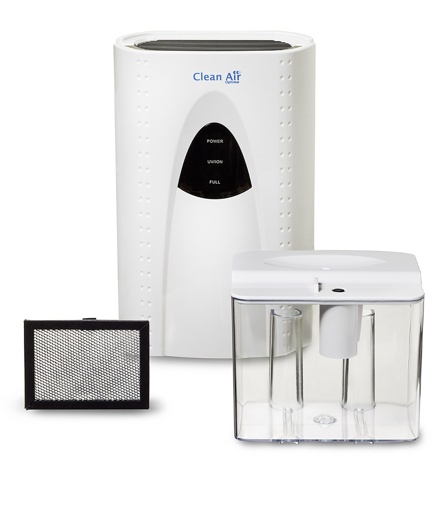 Zánovní odvlhčovač vzduchu a čistička vzduchu 2v1 Clean Air Optima CA-703 s ionizátorem a TIO2 filtrem - sleva